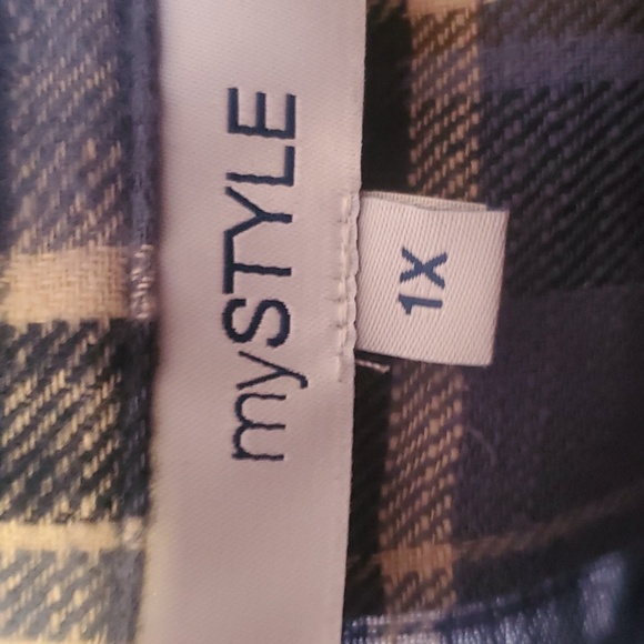 NWT MyStyle Plaid shirt - Picture 3 of 6